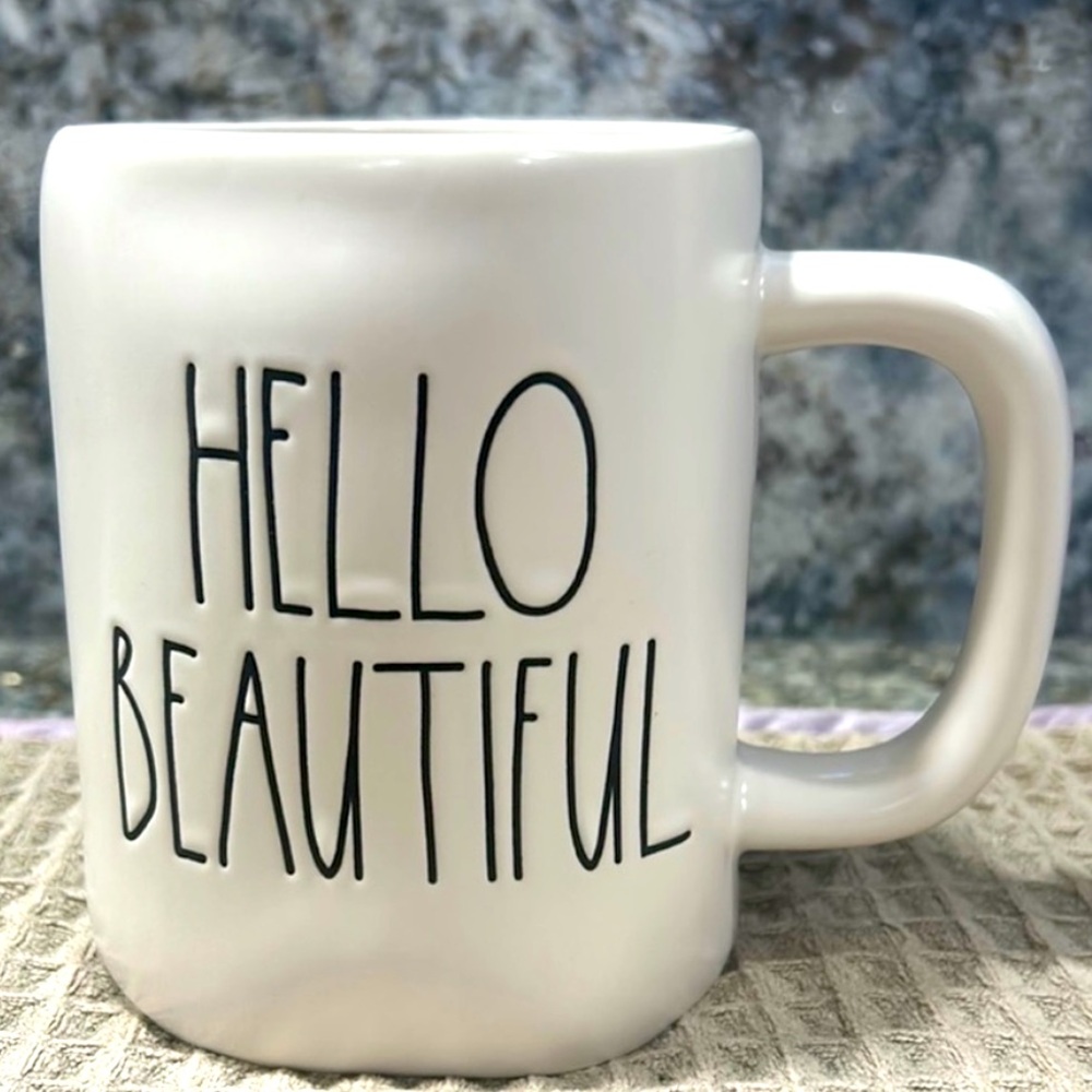 Rae Dunn HELLO BEAUTIFUL Mug